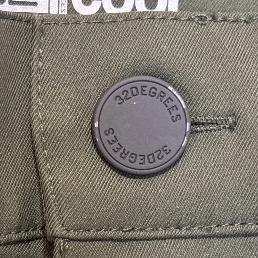 32 Degrees Cool Mens Stretch Performance 5‎ Pocket 38x34 (37x34) Green